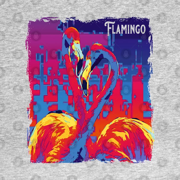 Flamingo Bird by SpottydoggCreatives